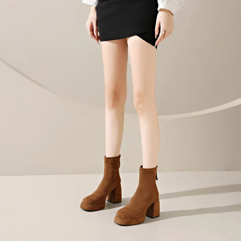 Suede Ankle - Booties