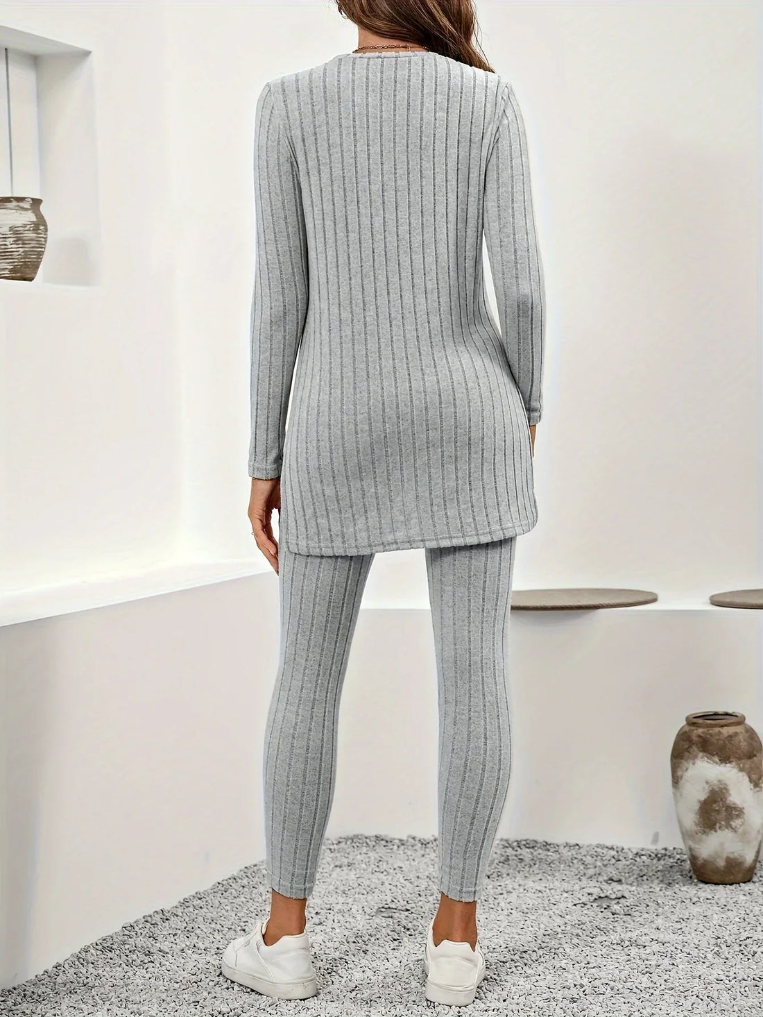 Slim Tailored Blazer & Pants - Two-Piece Set
