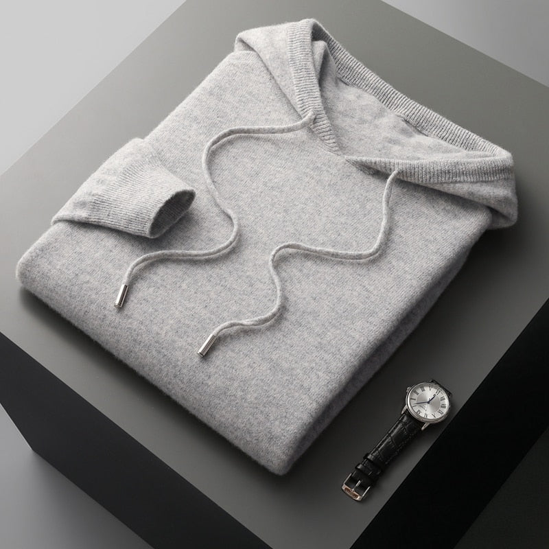Merino Wool Hooded - Sweater