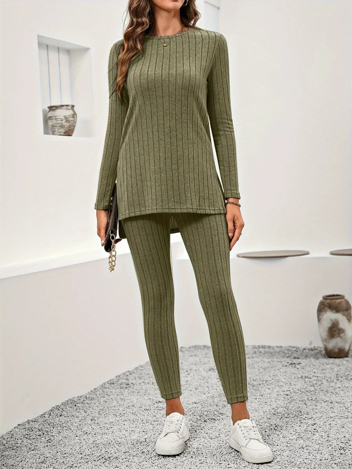 Slim Tailored Blazer & Pants - Two-Piece Set
