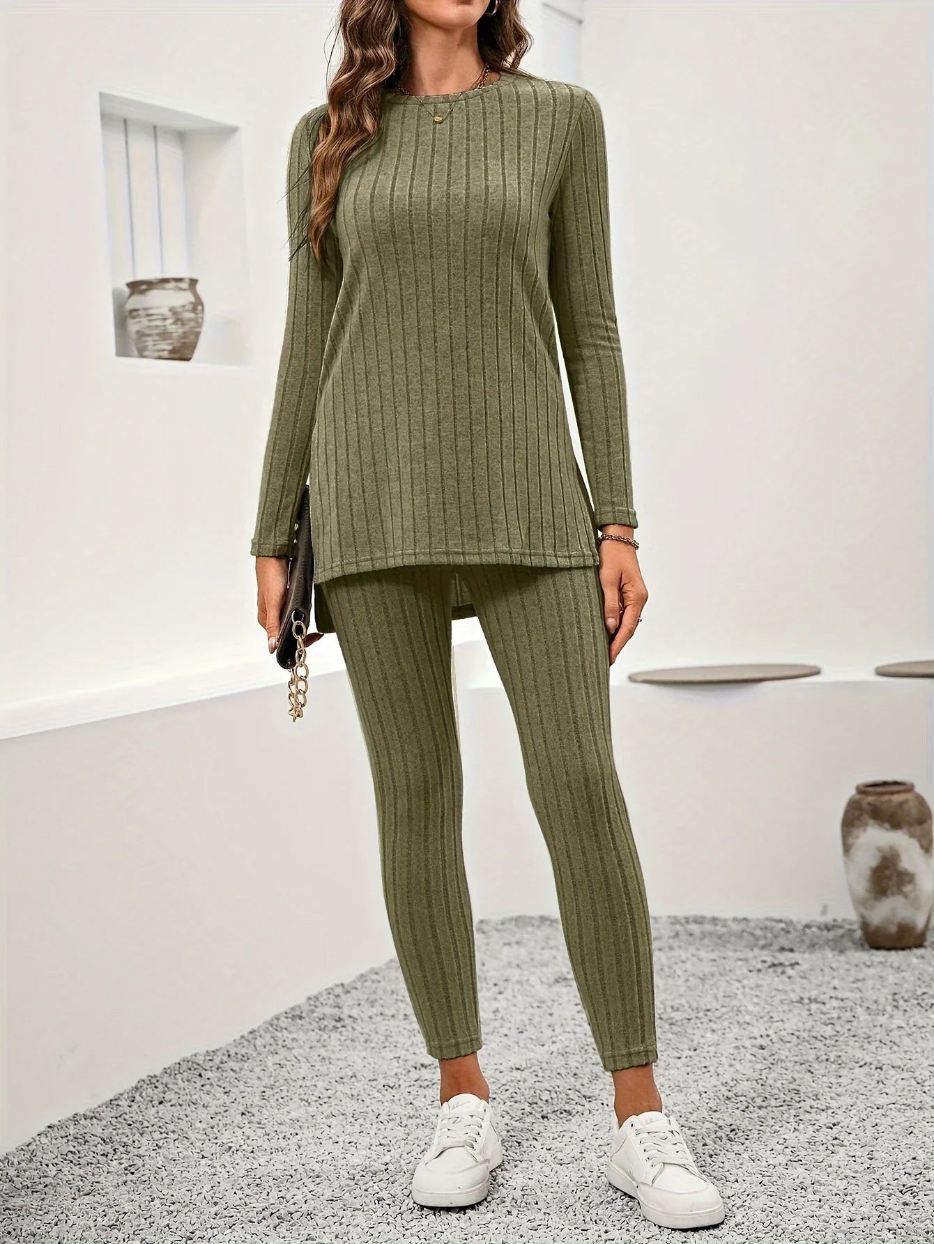 Slim Tailored Blazer & Pants - Two-Piece Set