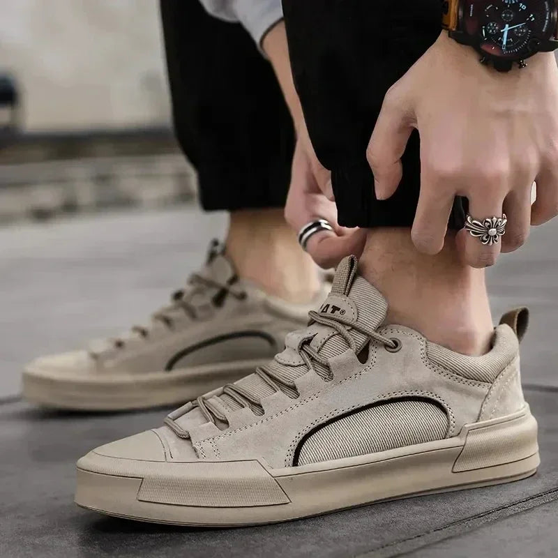 Highland Leather Low-Top - Sneakers