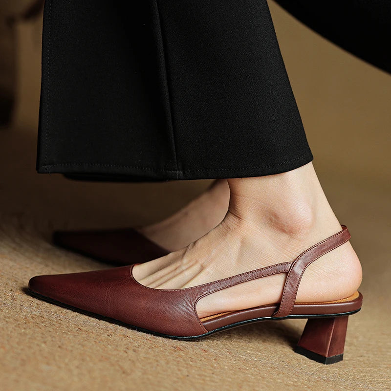 Sylvie Leather - Heels