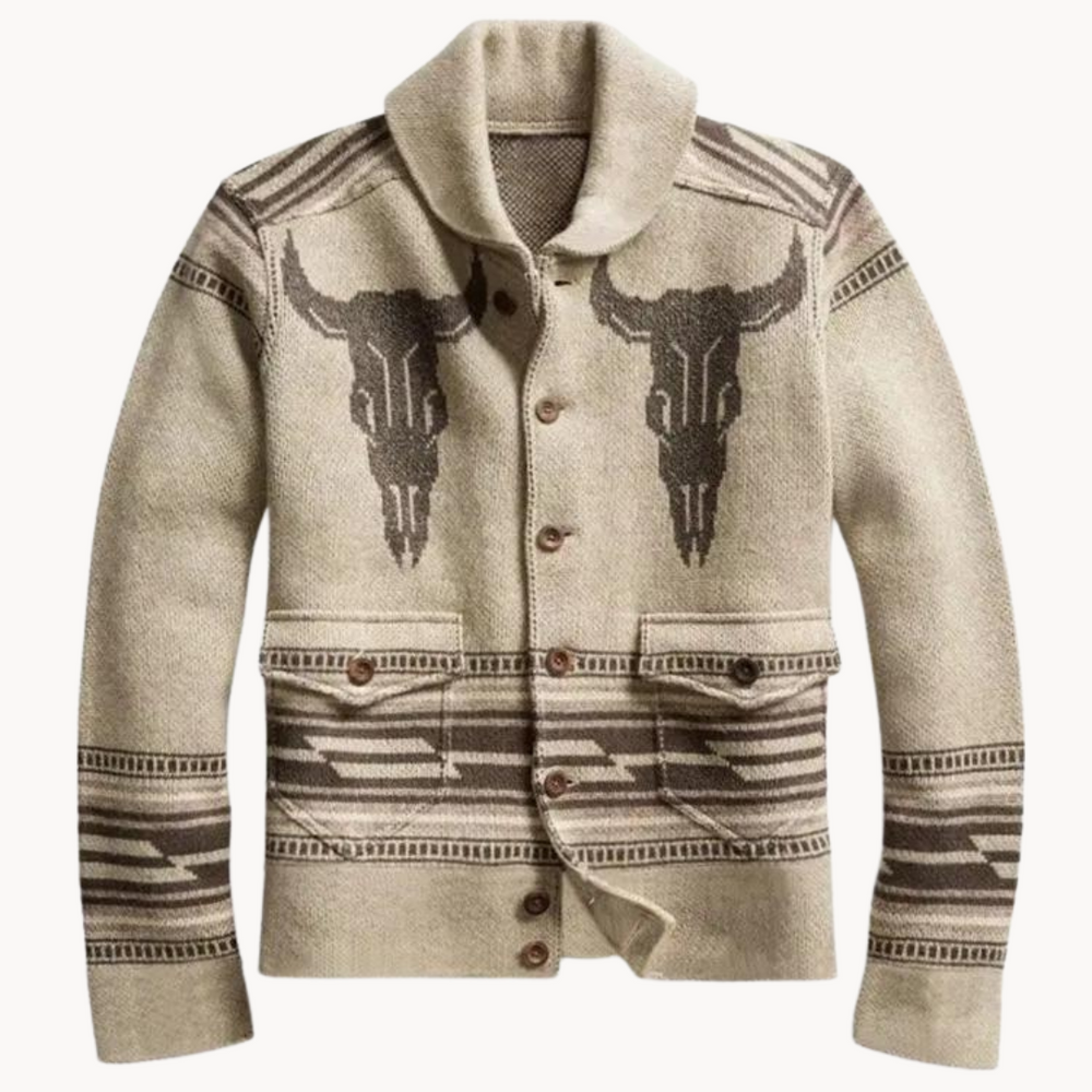 Shawl Collar Knit - Cardigan CASA LARO MEN