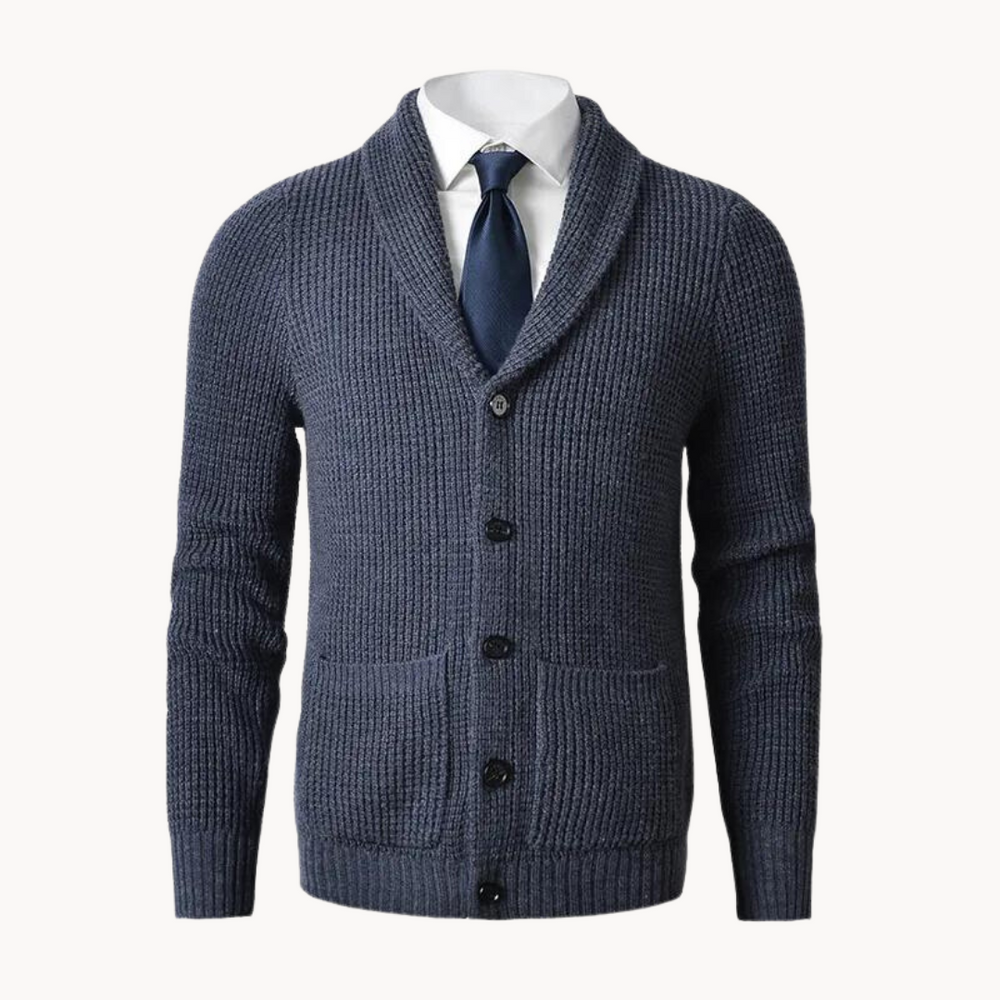 Shawl-Collar Knit - Sweater CASA LARO MEN