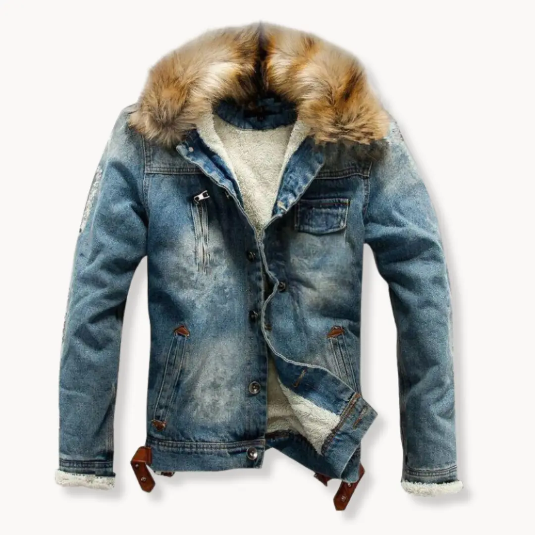 Sherpa-Lined Denim - Jacket CASA LARO