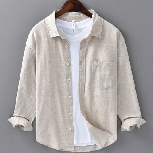 Shoreline Linen Button-Down - Shirt CASA LARO MEN