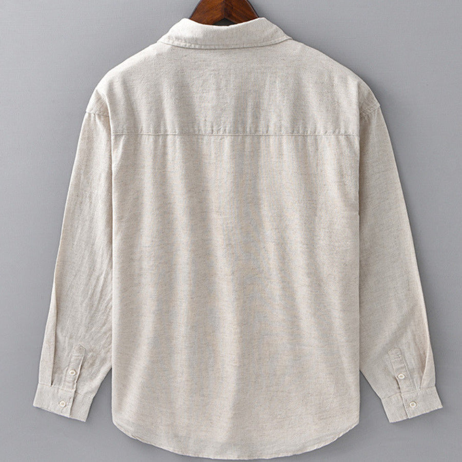 Shoreline Linen Button-Down - Shirt CASA LARO MEN