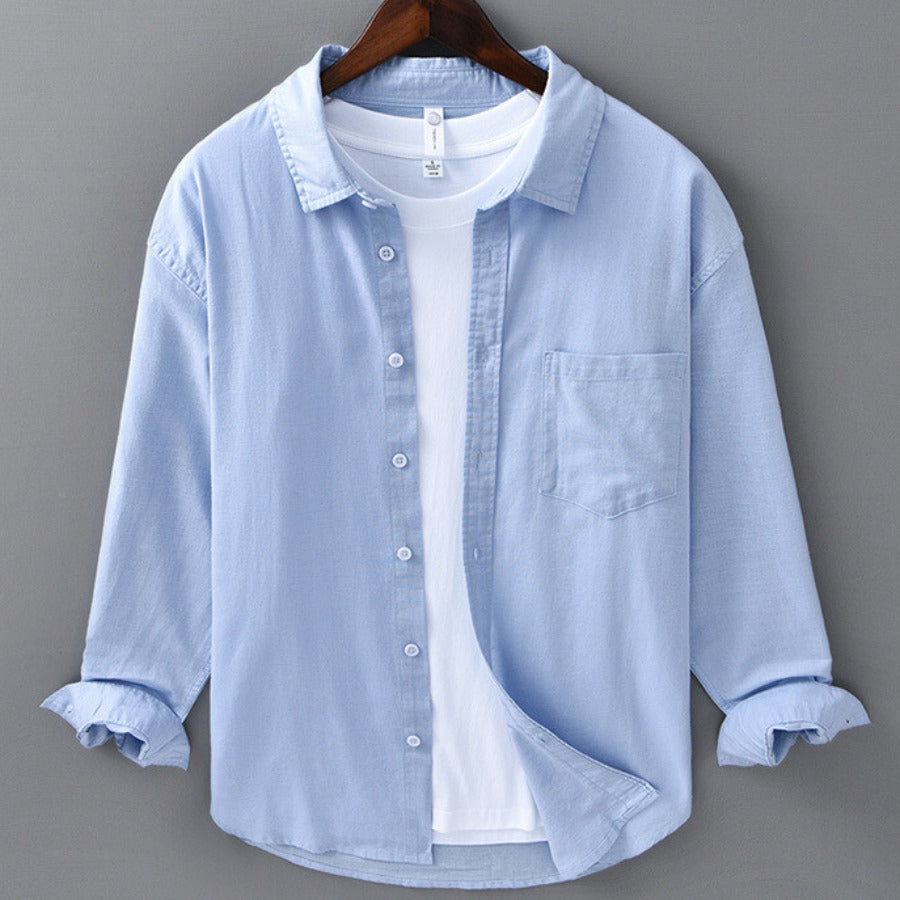 Shoreline Linen Button-Down - Shirt CASA LARO MEN