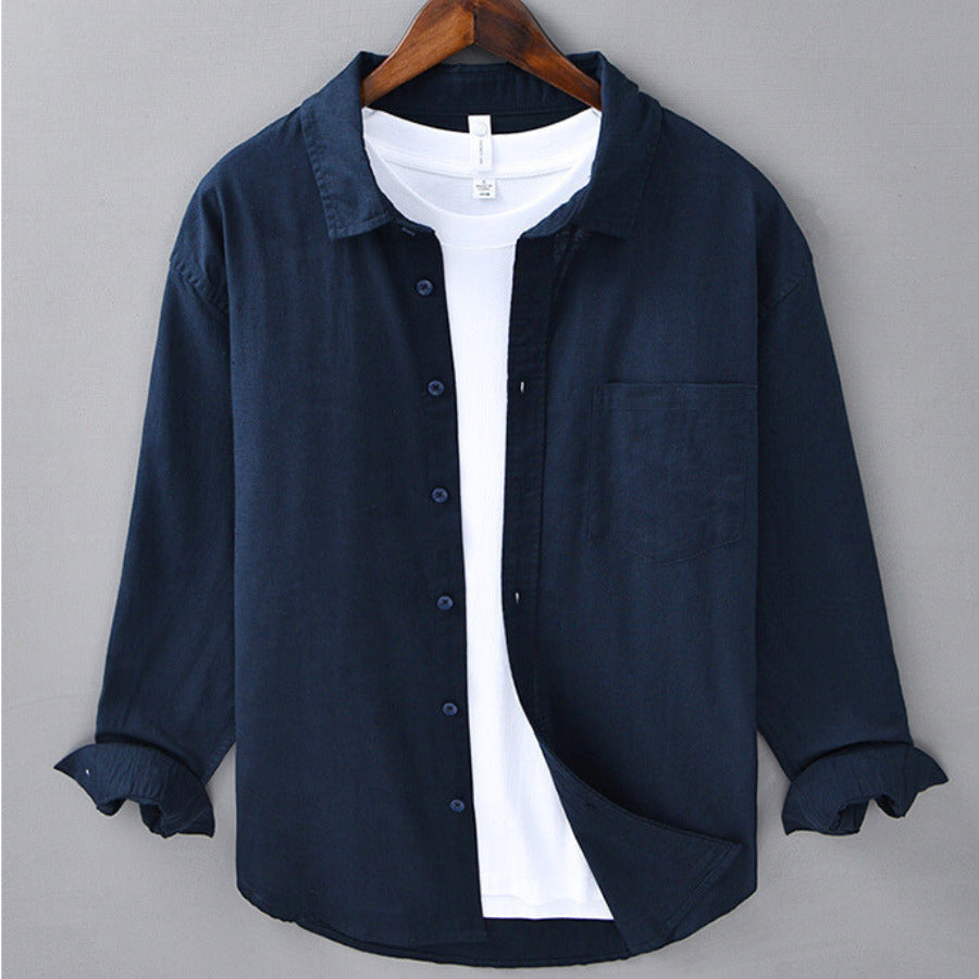 Shoreline Linen Button-Down - Shirt CASA LARO MEN
