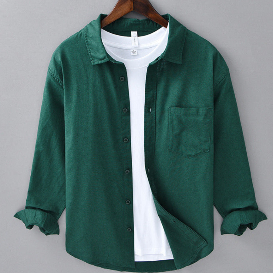 Shoreline Linen Button-Down - Shirt CASA LARO MEN