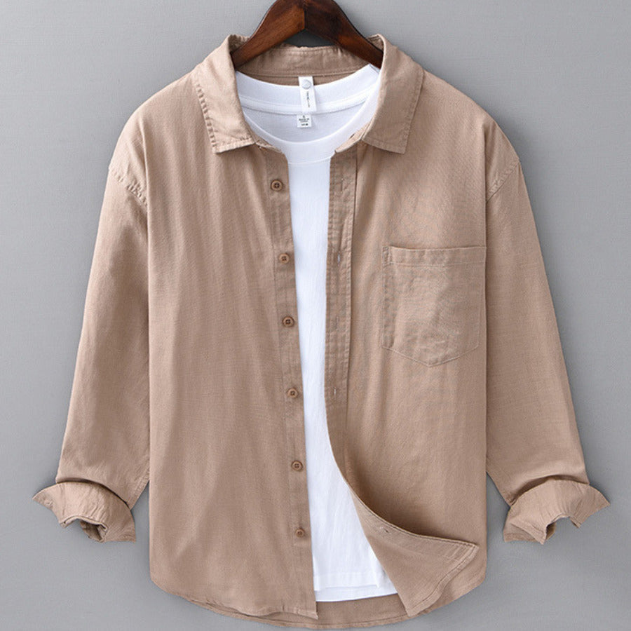 Shoreline Linen Button-Down - Shirt CASA LARO MEN