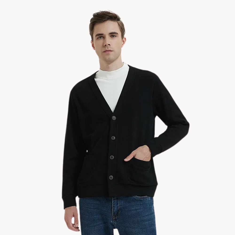 Soft Cotton Knit - Cardigan CASA LARO MEN