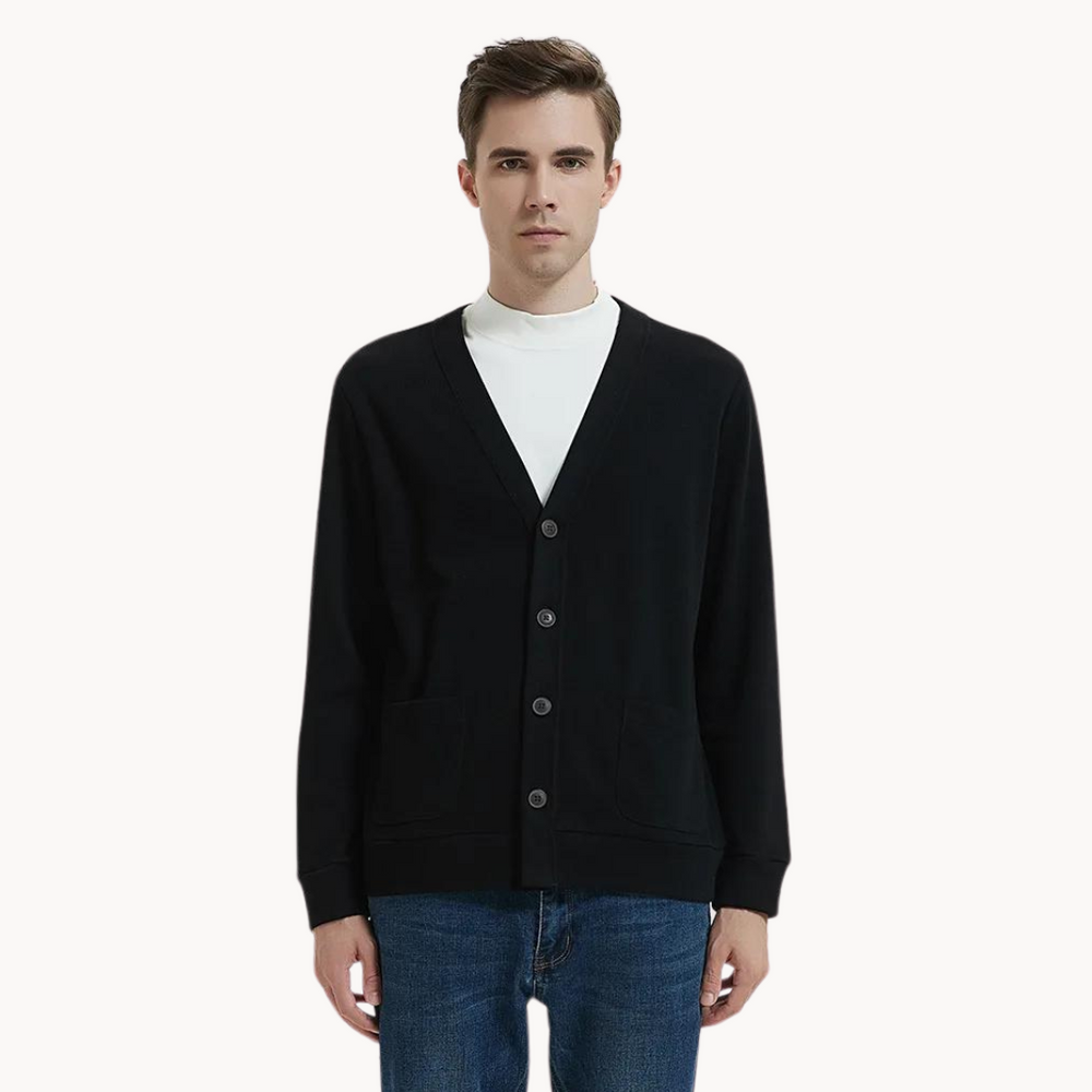 Soft Cotton Knit - Cardigan CASA LARO MEN
