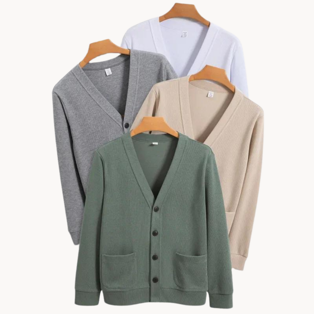 Soft Cotton Knit - Cardigan CASA LARO MEN