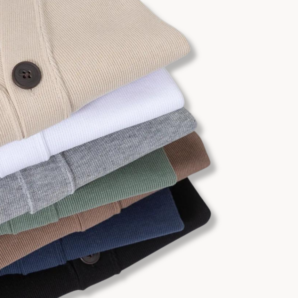 Soft Cotton Knit - Cardigan CASA LARO MEN