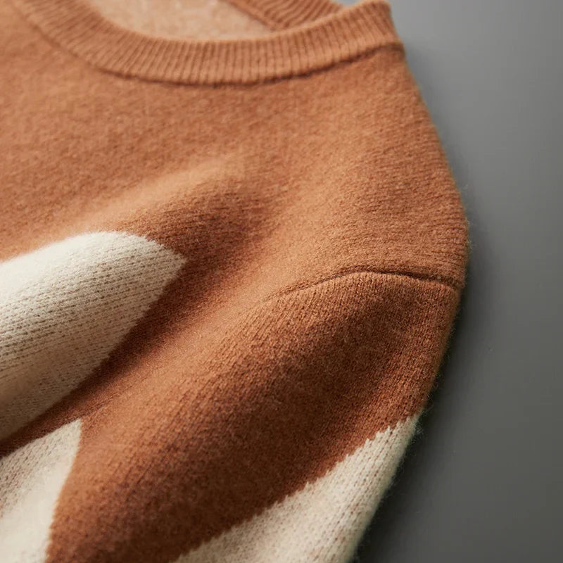 Solano Geometric Knit - Sweater CASA LARO