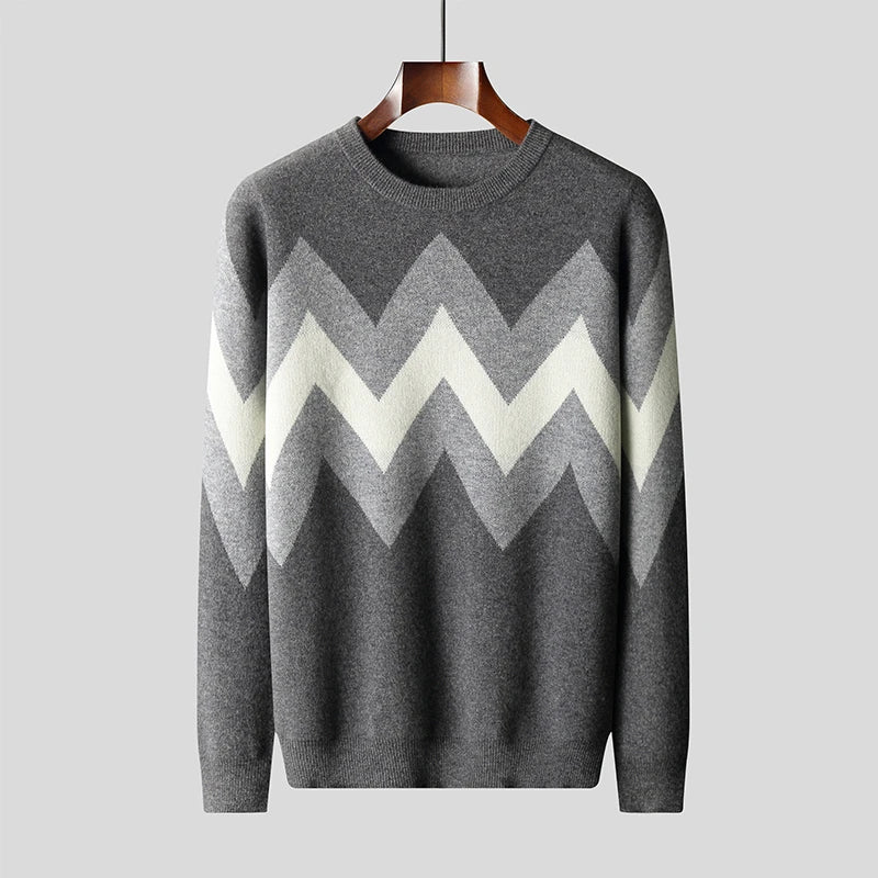 Solano Geometric Knit - Sweater CASA LARO