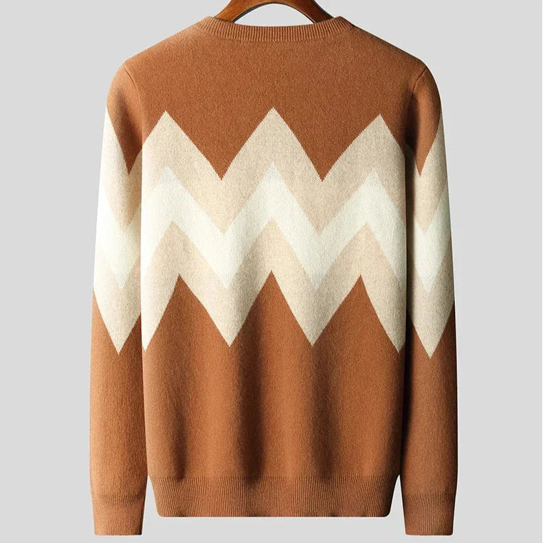 Solano Geometric Knit - Sweater CASA LARO