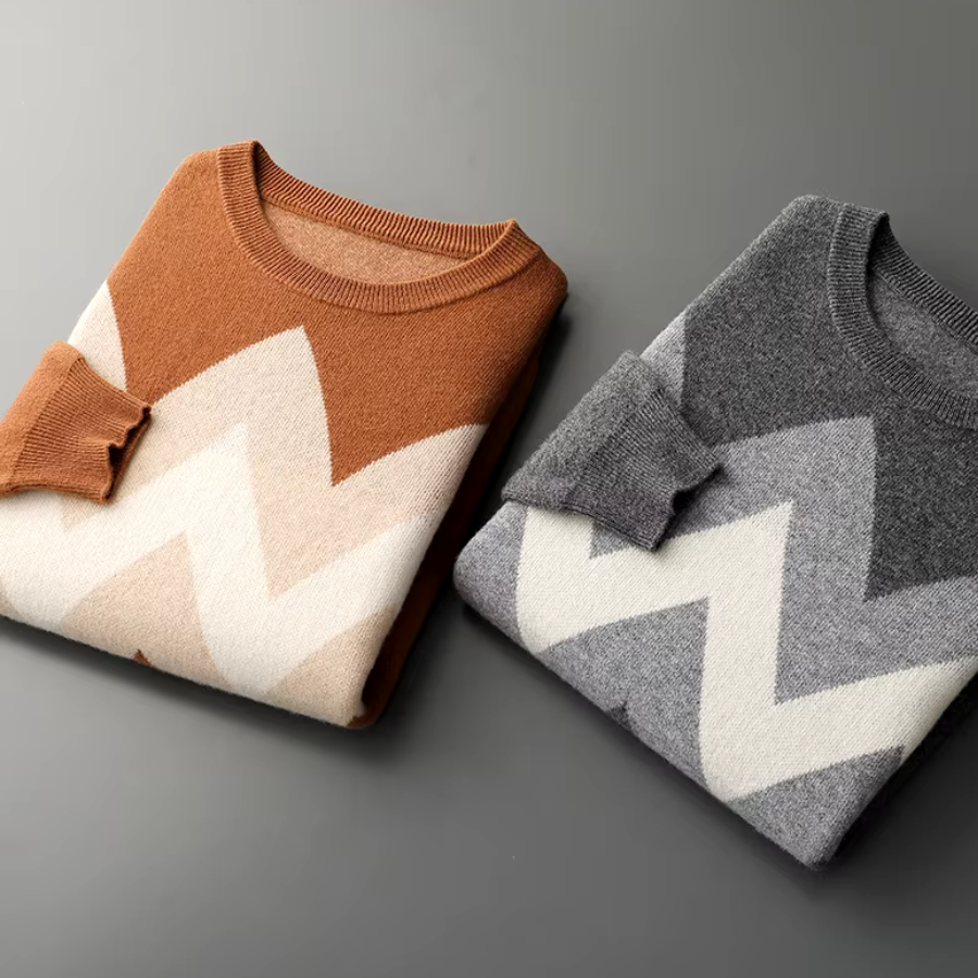 Solano Geometric Knit - Sweater CASA LARO