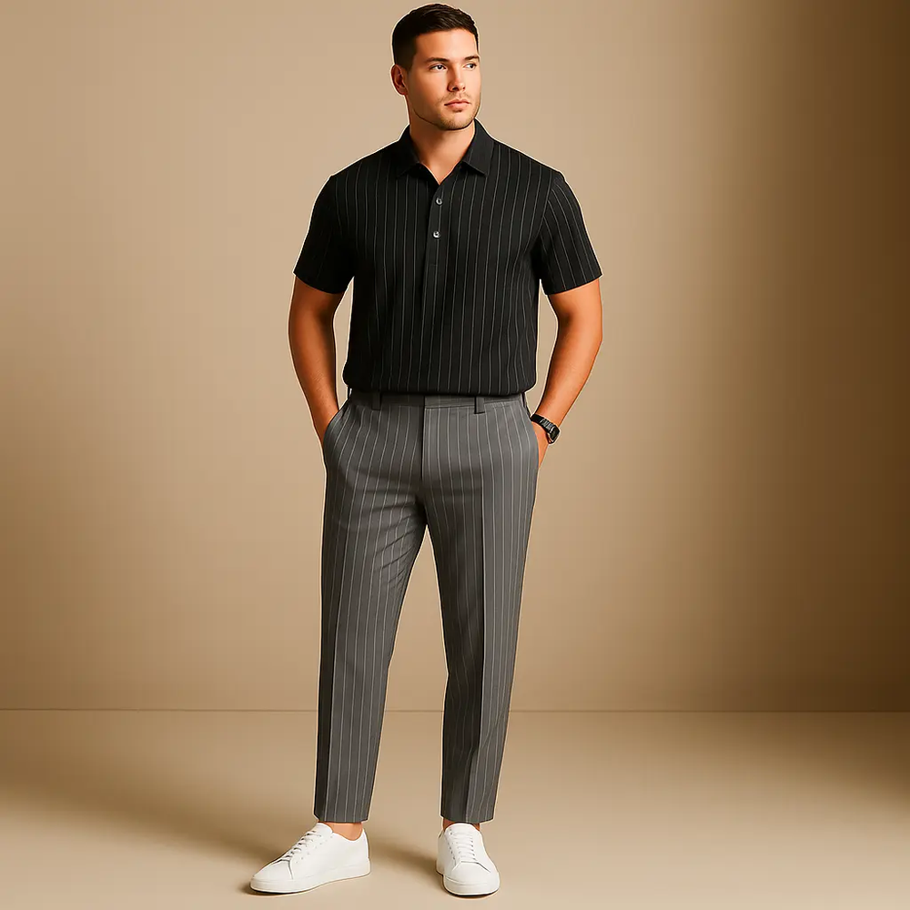 Solari Tailored Polo - Two-Piece Set CASA LARO