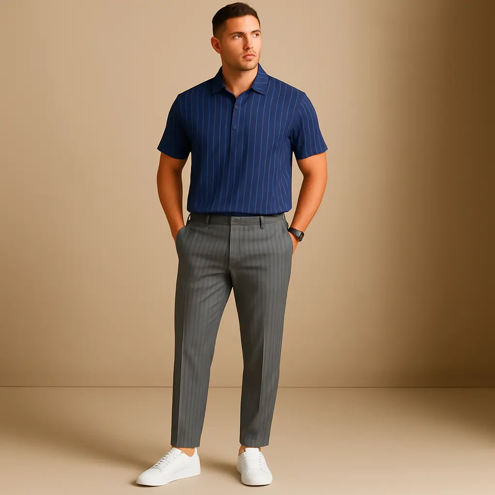 Solari Tailored Polo - Two-Piece Set CASA LARO