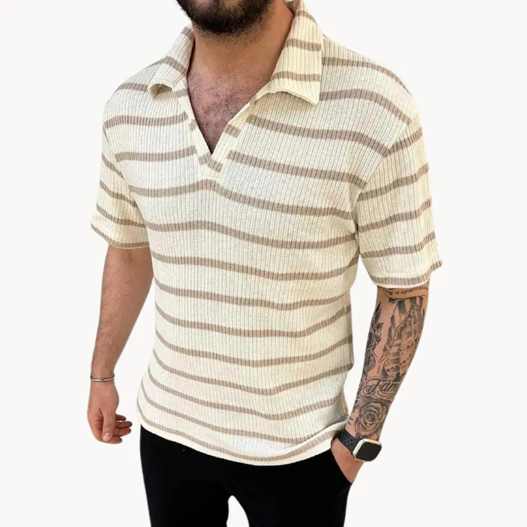 Stonebrook Striped - Polo Shirt CASA LARO