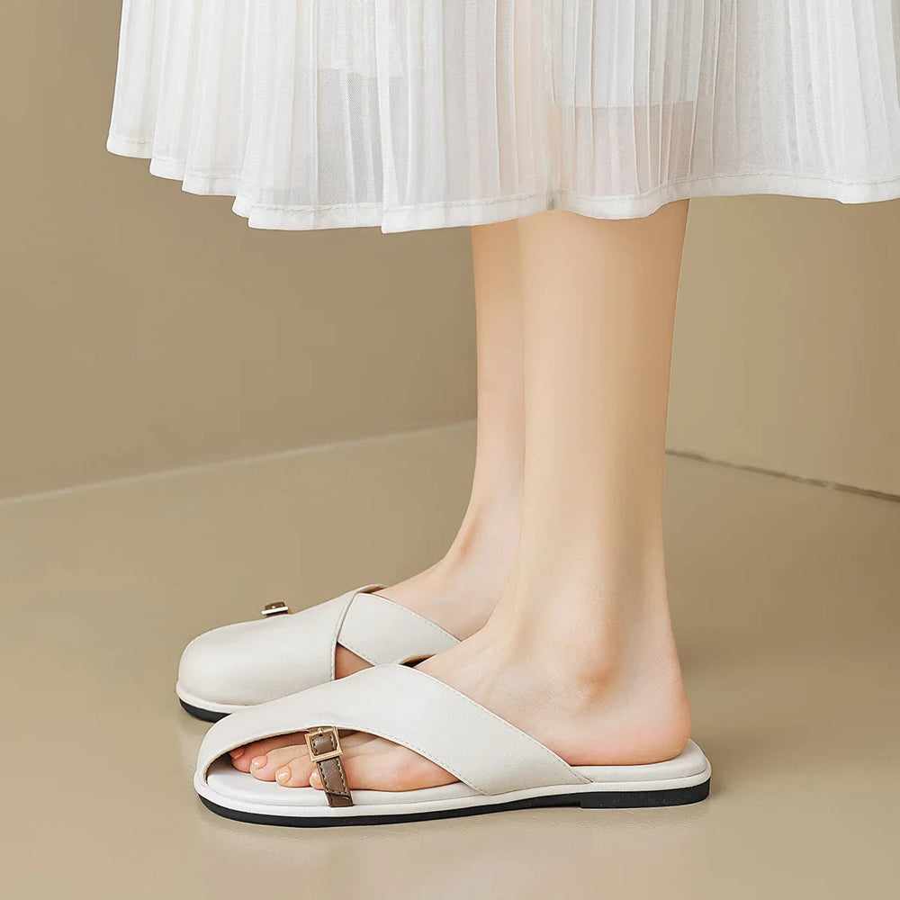 Strappy Leather - Sandals CASA LARO WOMEN