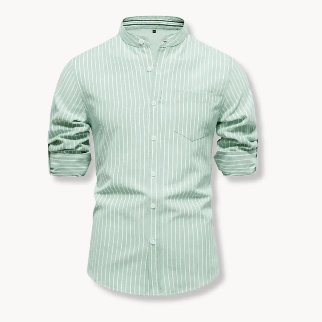 Striped Cotton Oxford - Shirt CASA LARO