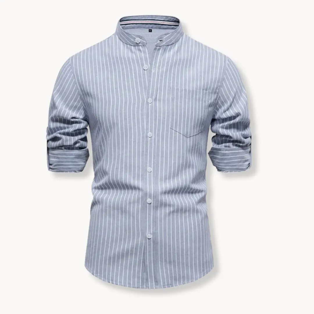 Striped Cotton Oxford - Shirt CASA LARO