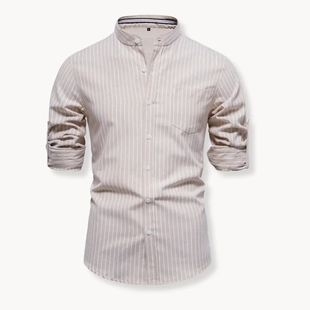 Striped Cotton Oxford - Shirt CASA LARO