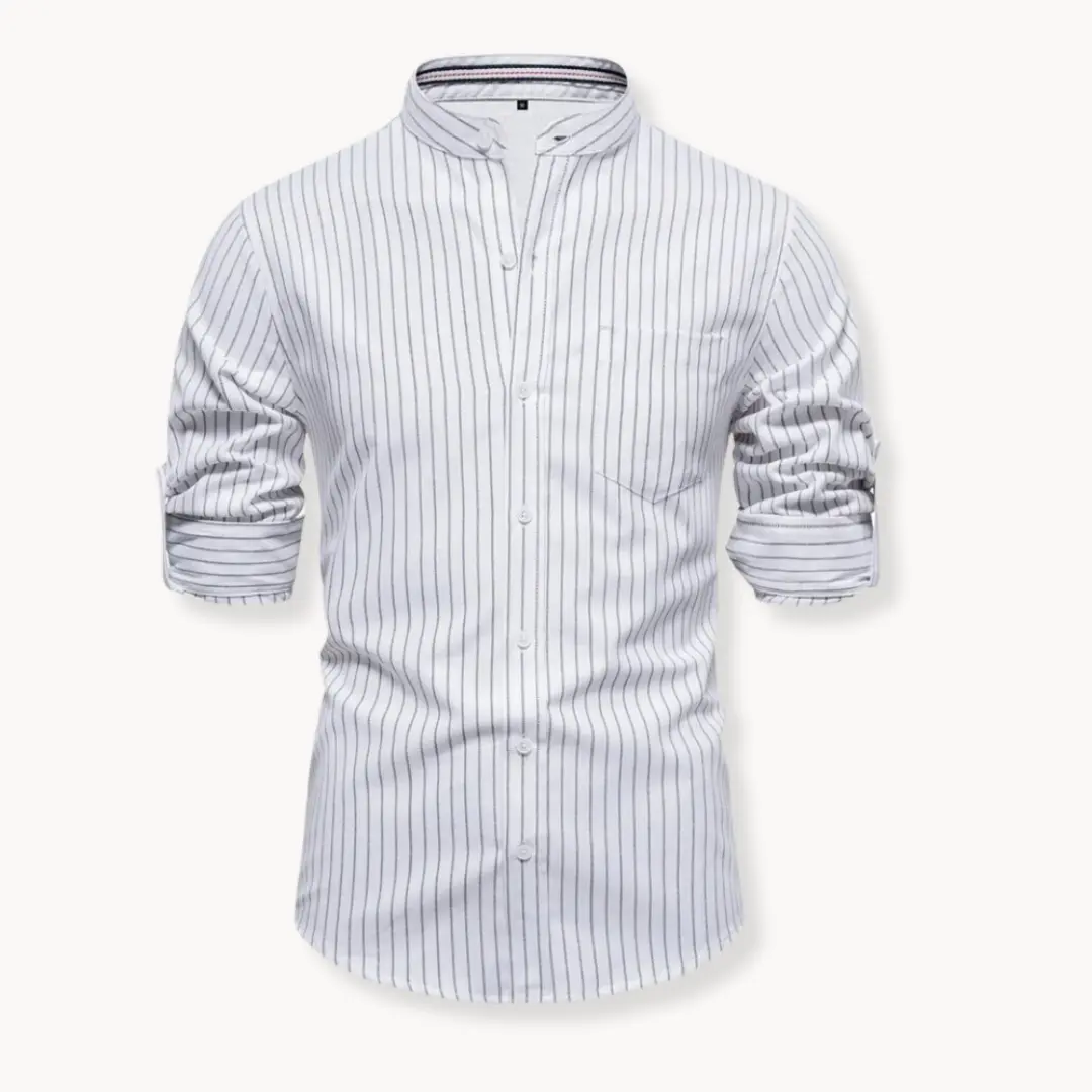 Striped Cotton Oxford - Shirt CASA LARO