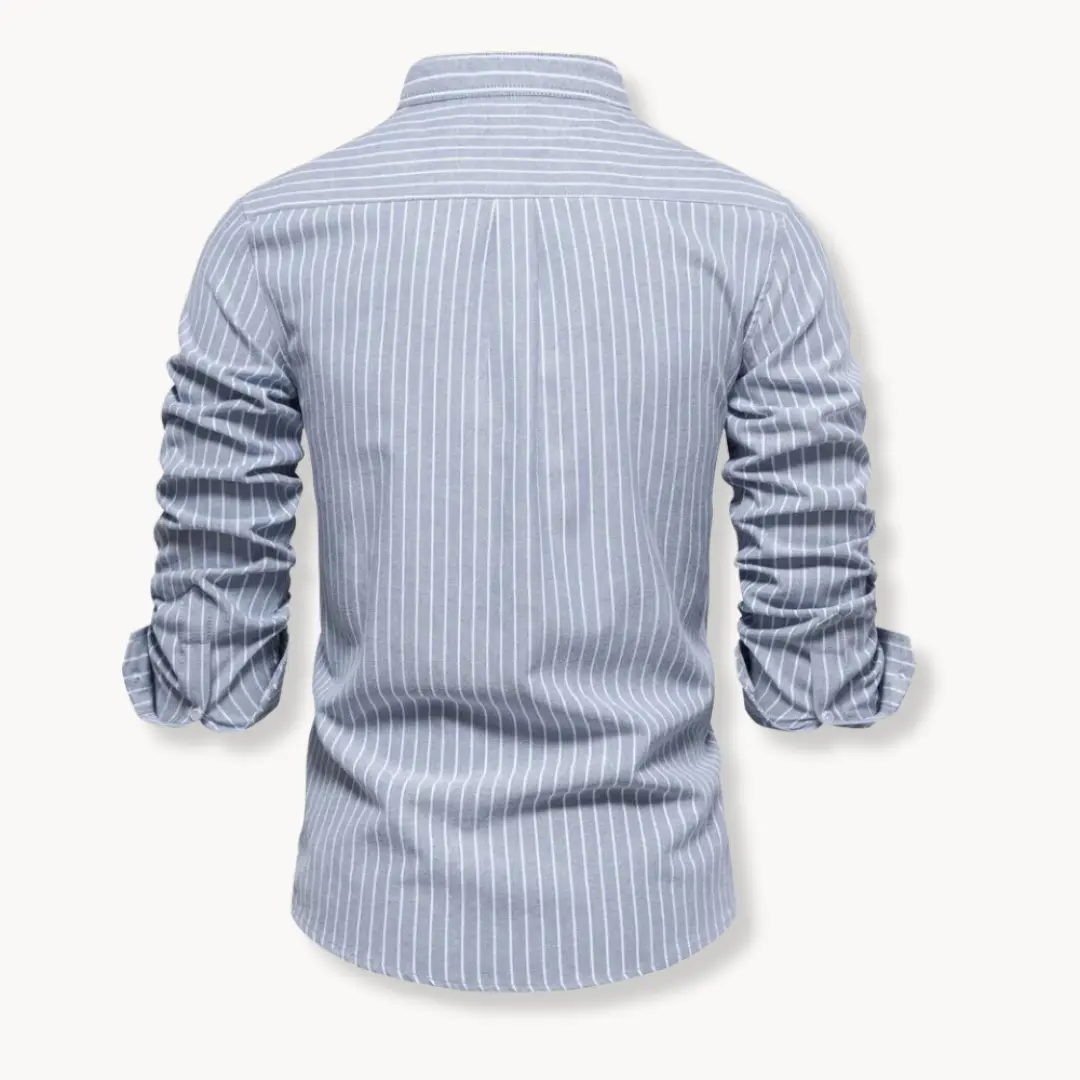 Striped Cotton Oxford - Shirt CASA LARO