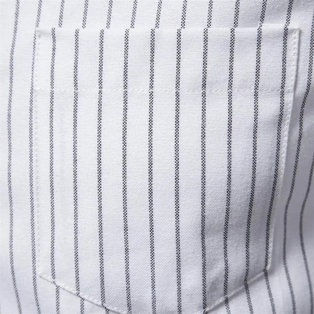 Striped Cotton Oxford - Shirt CASA LARO