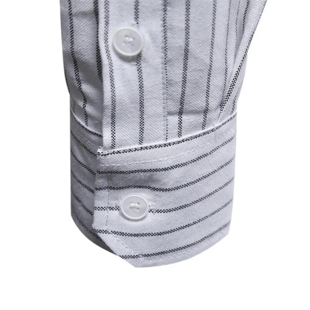 Striped Cotton Oxford - Shirt CASA LARO