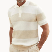 Striped Damask Knit - Polo CASA LARO