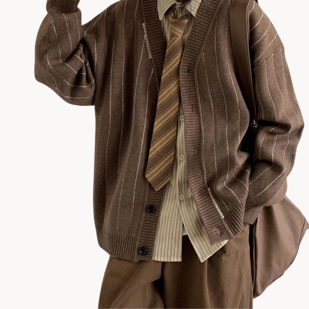 Striped Knit - Cardigan CASA LARO MEN