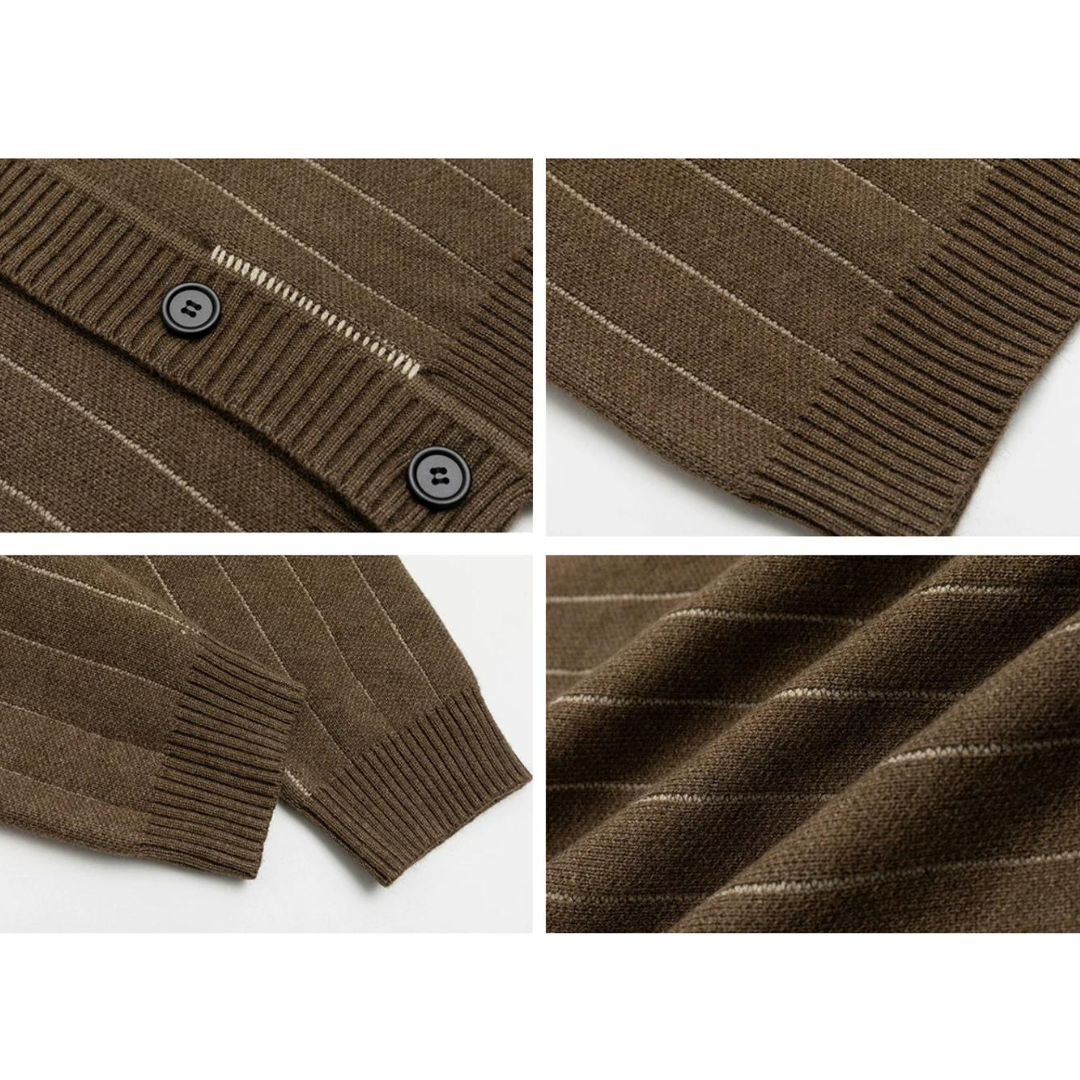 Striped Knit - Cardigan CASA LARO MEN