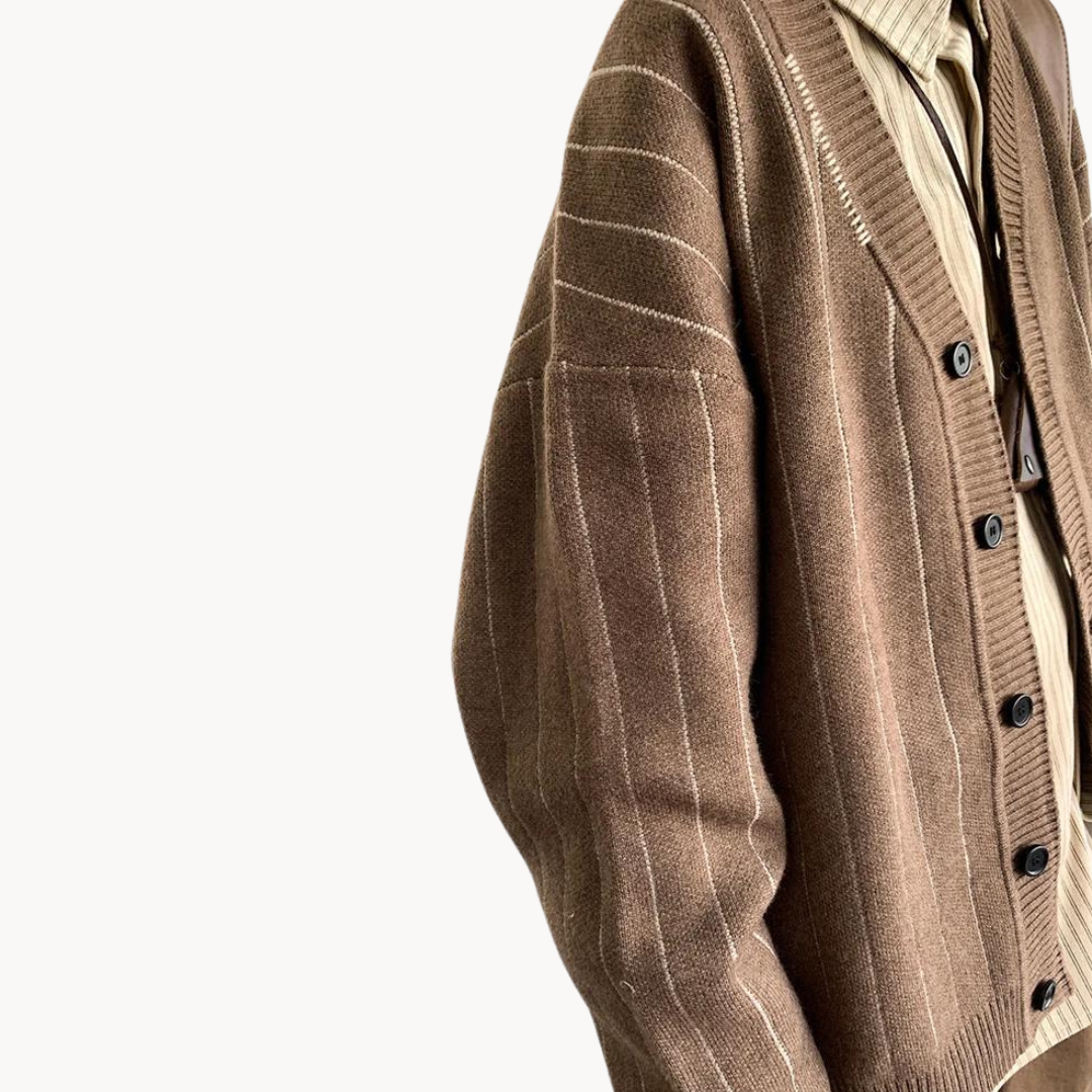 Striped Knit - Cardigan CASA LARO MEN