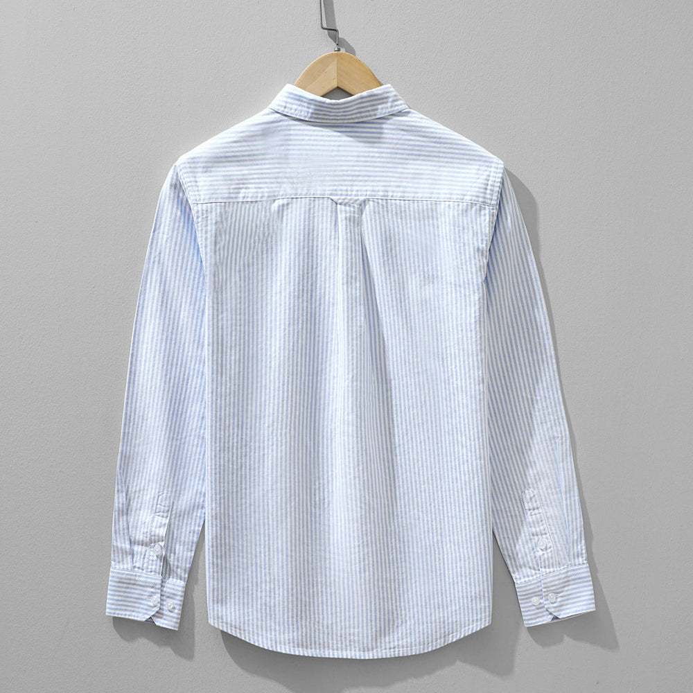 Striped Linen Button-Down - Shirt CASA LARO MEN