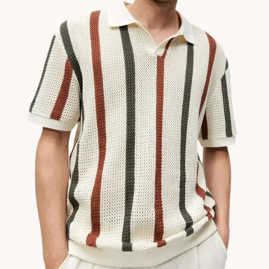Striped Loose Fit - Polo Shirt CASA LARO