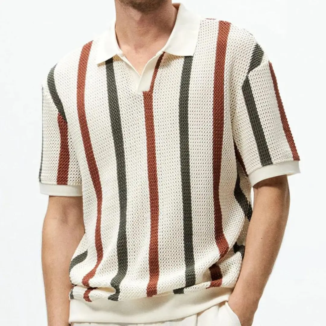 Striped Loose Fit - Polo Shirt CASA LARO
