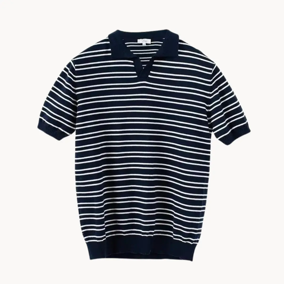 Striped Natale Polo - Polo Shirt CASA LARO