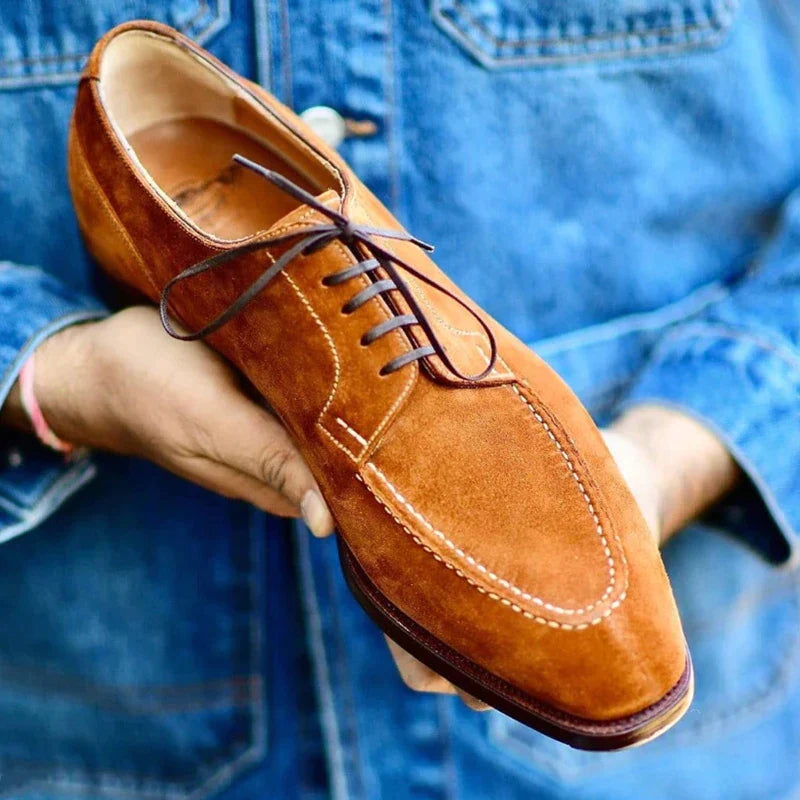 Massimo Suede Lace-Up - Oxfords