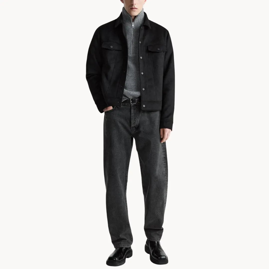 Suede Snap-Front - Jacket CASA LARO