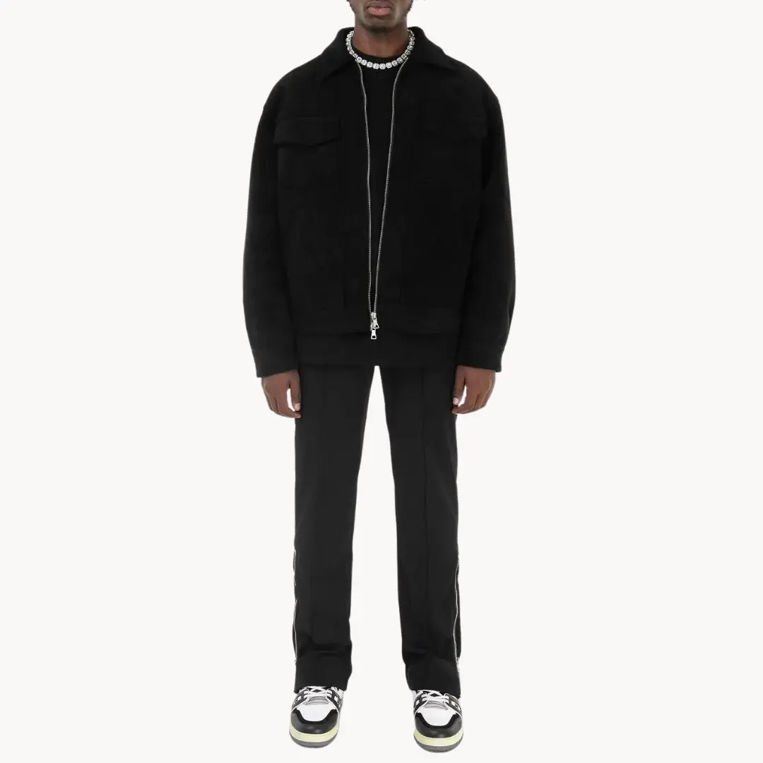 Suede Zip-Collar - Jacket CASA LARO