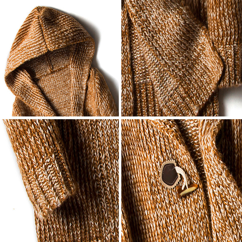 Summit Toggle Front Knit - Cardigan CASA LARO MEN