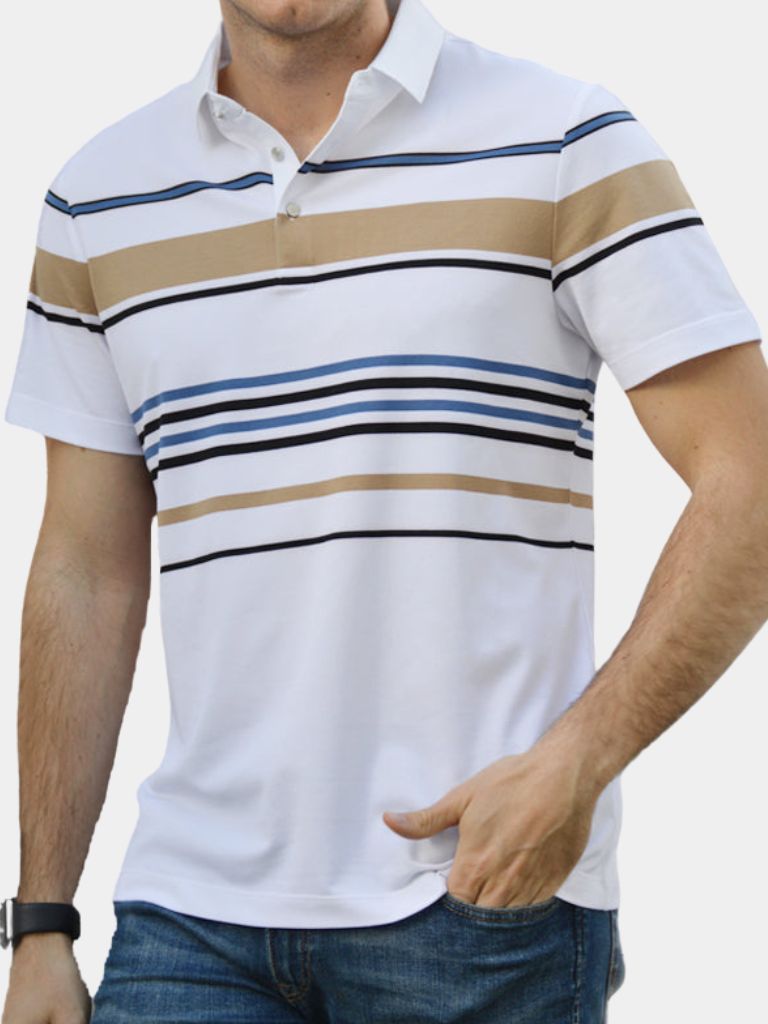 Sunset Stripe Polo – Casa  Laro CASA LARO