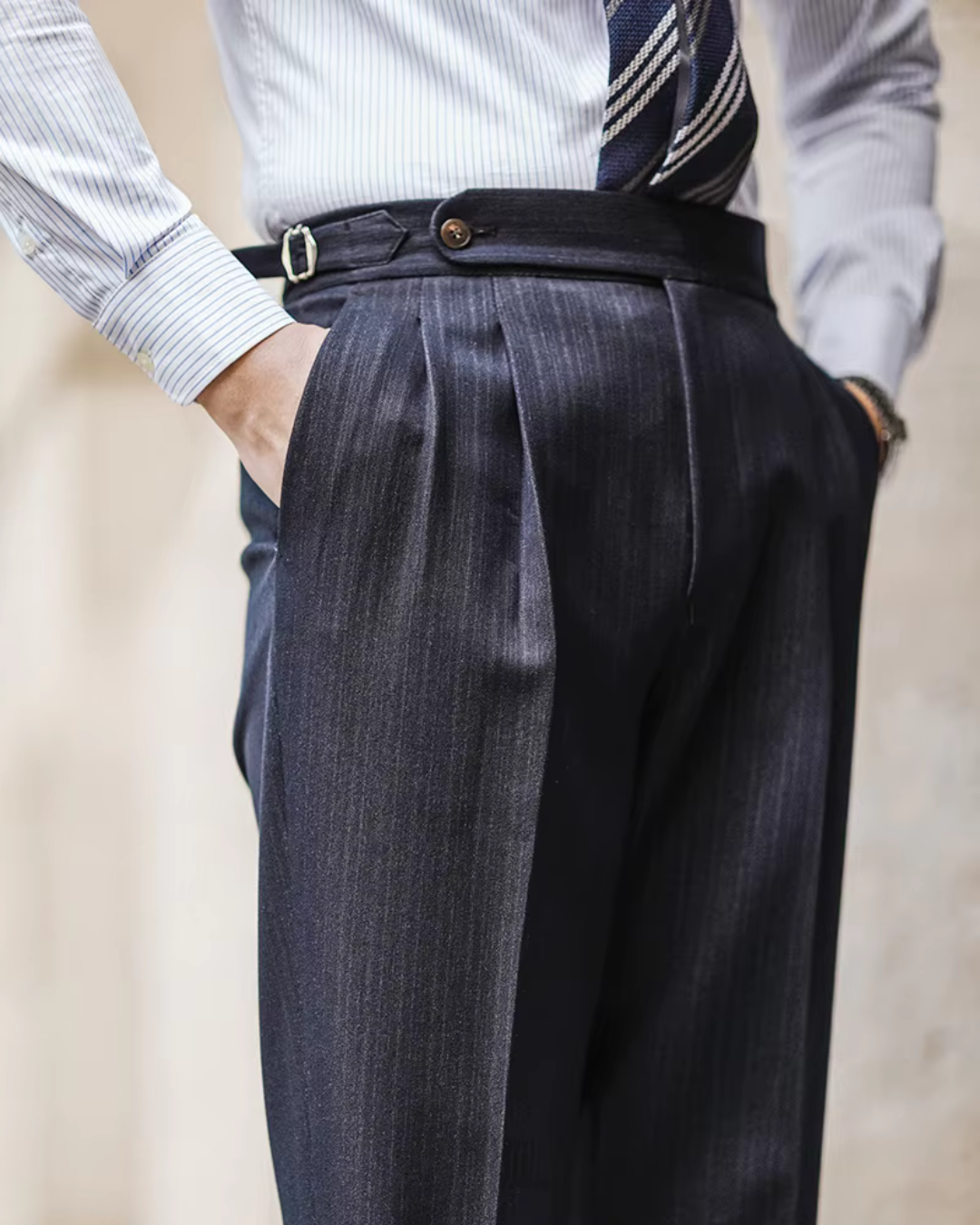 Tailored Business Slim Fit - Trousers CASA LARO MEN
