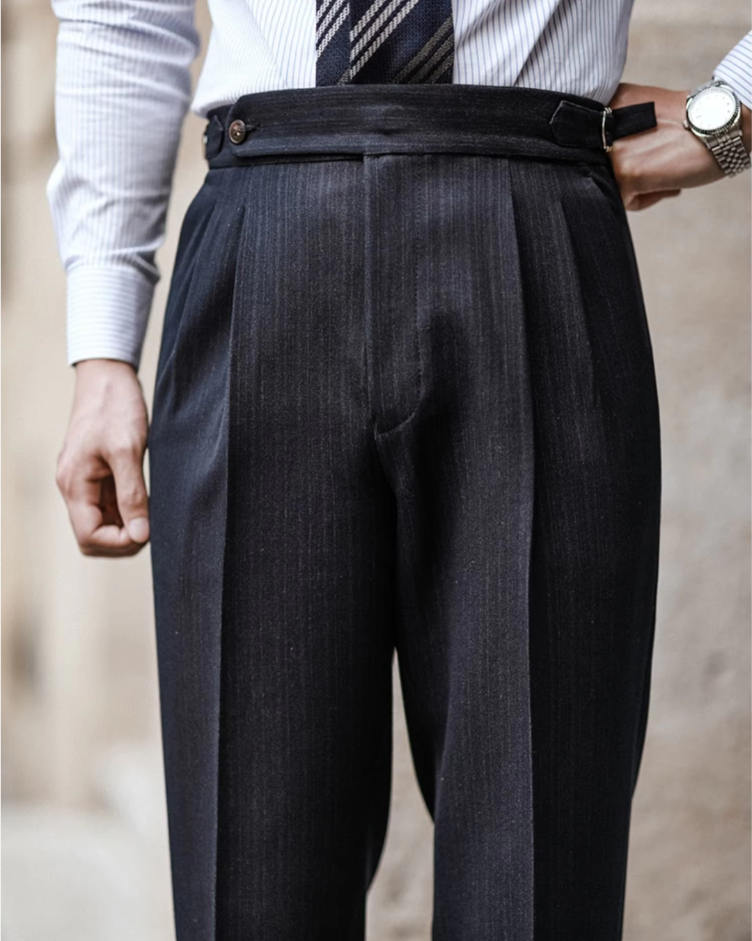 Tailored Business Slim Fit - Trousers CASA LARO MEN